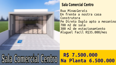 Sala Comercial Centro