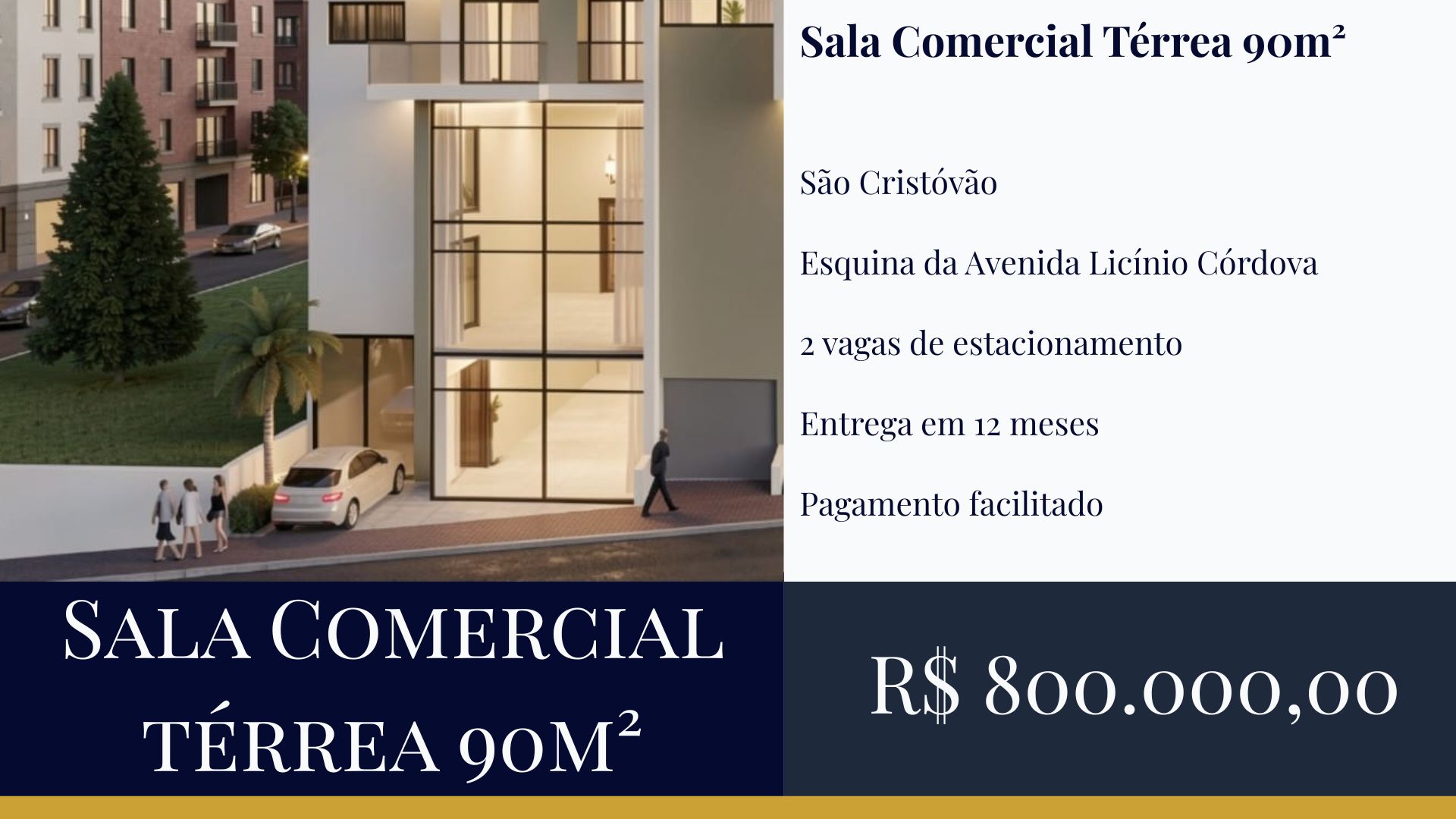 Sala Comercial Terrea Sao Cristovao