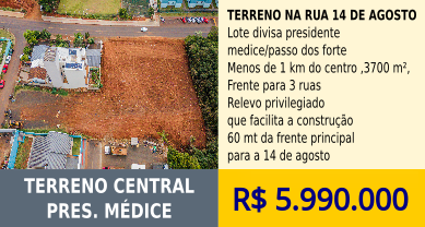 Terreno Rua 14 de Agosto